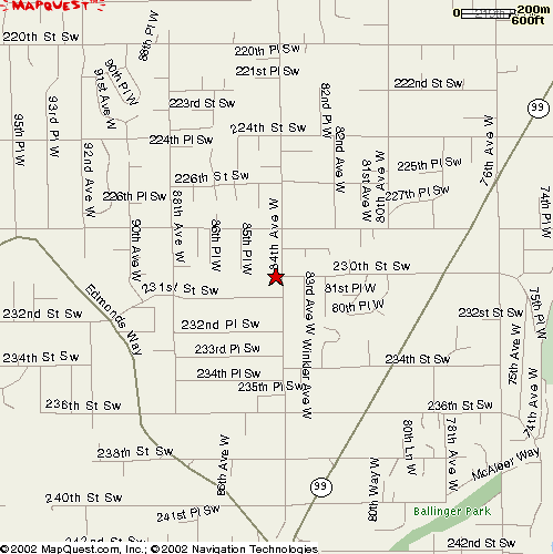 Mapquest map of the area.  Click on the map to adjust using Mapquest